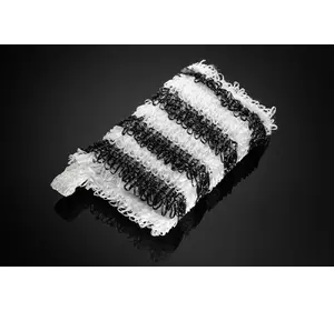 Банна мочалка Maison Бриз Band 2 черно-білий Банна мочалка Maison Бриз Band 2 черно-білий